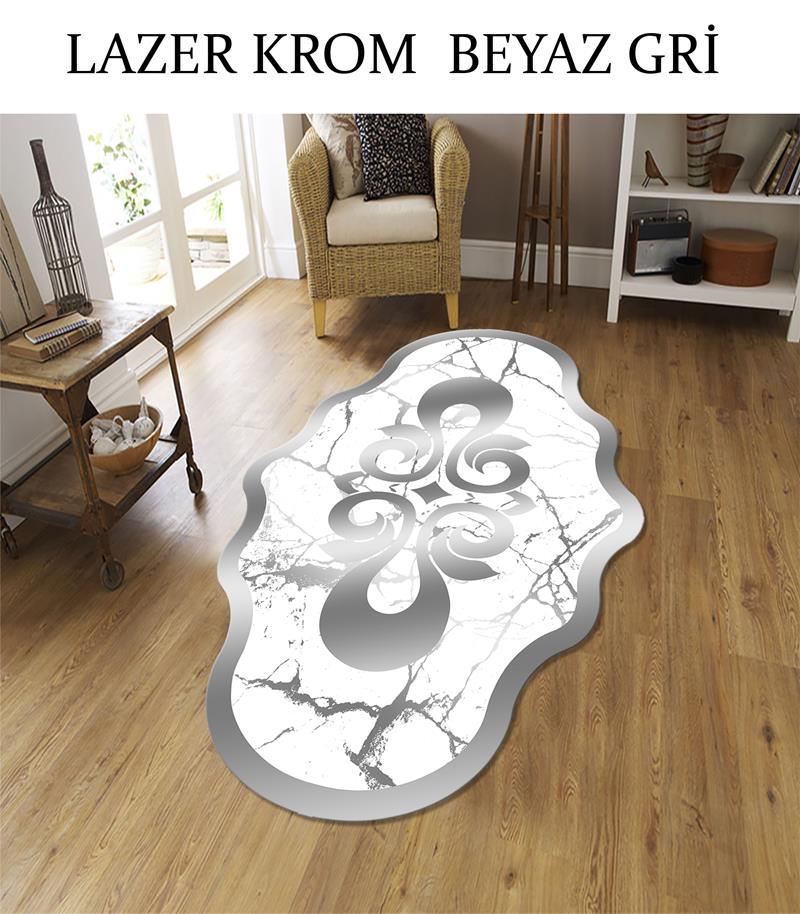 LAZER KROM BEYAZ GRİ