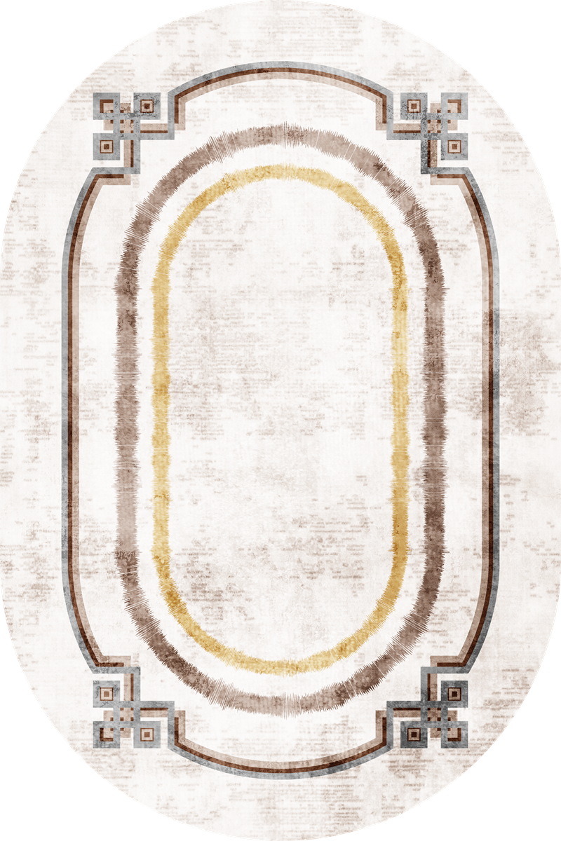 ZEN 367 KREM GOLD 120X180 OVAL